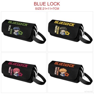 Yb2 BLUE LOCK กล่องดินสอ เครื่องสําอาง ลายการ์ตูนแอนิเมชั่น สองชั้น ความจุขนาดใหญ่ BY2