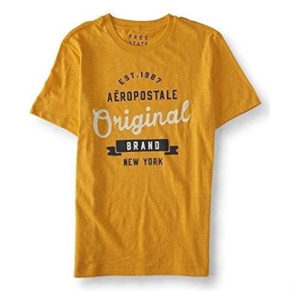 [COD] {พร้อมส่ง XS-6XL} Aeropostale A?เสื้อยืดแขนสั้นลําลอง ผ้าฝ้าย 100% พิมพ์ลายโลโก้ Ropostale พลัสไซซ์ เหมาะกับข