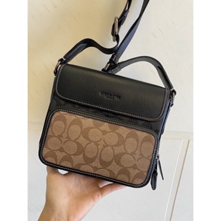 🔥🔥ตรงปก💯New ‼️กระเป๋าสะพายผู้ชาย  Coach ขนาด 20 cm.  งานเกรด : Hi-end 1:1 งานสวยเป๊ะปังมาก🔥🔥