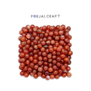 Banded carnelian beads ลูกปัดคาร์เนเลี่ยน 8mm