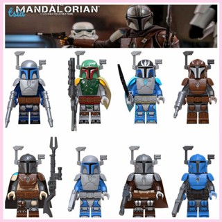 Rx บล็อกตัวต่อเลโก้ The Mandalorian Star Wars Jango Fett Boba Fett Bounty Hunter KT1041