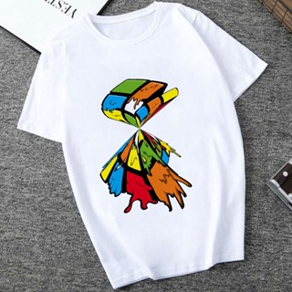 ถูกที่สุด T-Shirt Fashionable Casual Versatile White Short-sleeved Round Neck Comfortable Outdoors