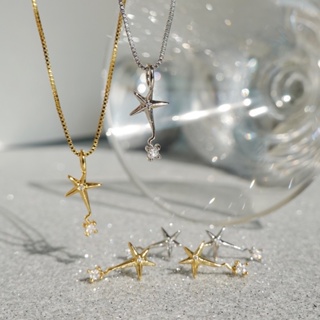 RINDA.STUDIO - RD Sparkle Wish Star necklace🌟 (สร้อยคอ)