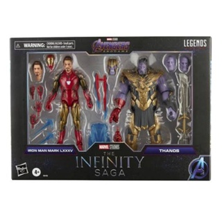 Hasbro Marvel Legends Infinity Saga Iron Man Mark 85 and Thanos