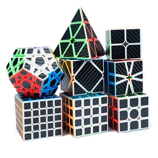 พร้อมส่ง รูบิค MoYu Rubik 2x2 3x3 4x4 รูบิคคาร์บอนไฟเบอร์ Rubik Cube Speed Cube