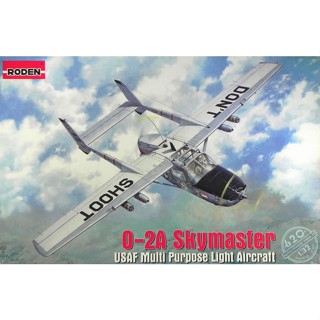 พลาสติก โมเดล ประกอบ RODEN สเกล 1/32 O-2A Skymaster (620)