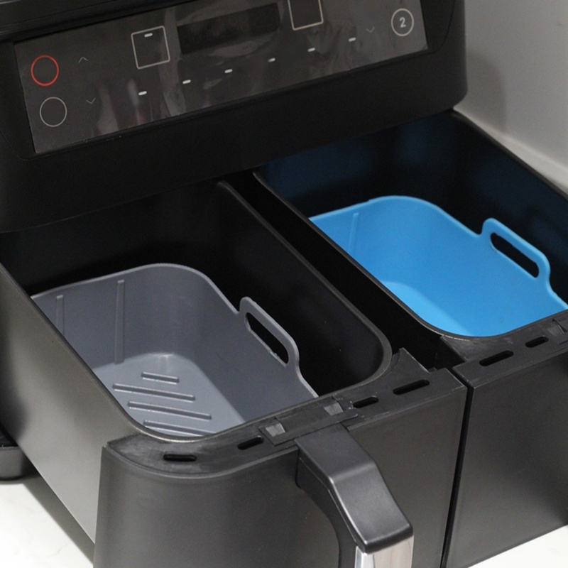 SIY Square Air Fryers Silicone Stick Liners Replacement Air Fryers Basket