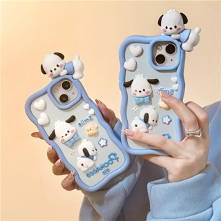 เคสโทรศัพท์มือถือ ซิลิโคน กันกระแทก ลายการ์ตูน Pacha Dog น่ารัก สามมิติ สร้างสรรค์ สําหรับ Iphone 12 11 14PRO Max XS XR 13 14promax