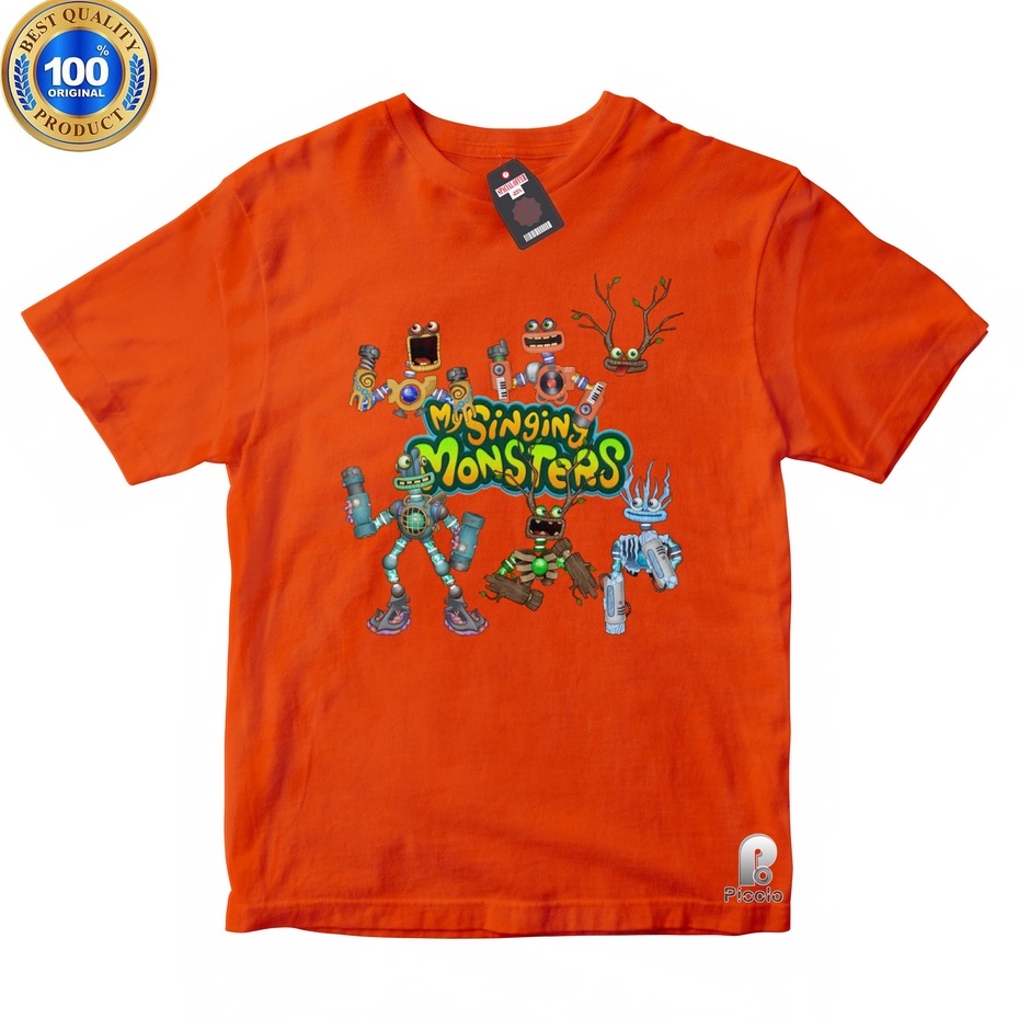 เสื้อผ้าเด็ก TOPS EPIC WUBBOX MY SINGINGING MONSTER UNISEX MOTIF COTTON MATERIAL (ฟรีชื่อ)