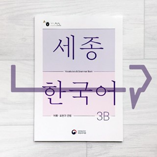 Sejong Korean Vocabulary &amp; Grammar Book 3B (2022 Edition). Korea