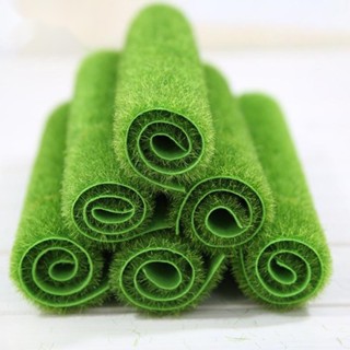พรมหญ้าเทียม สีเขียว 15x15 ซม.สําหรับแต่งสวน🍃