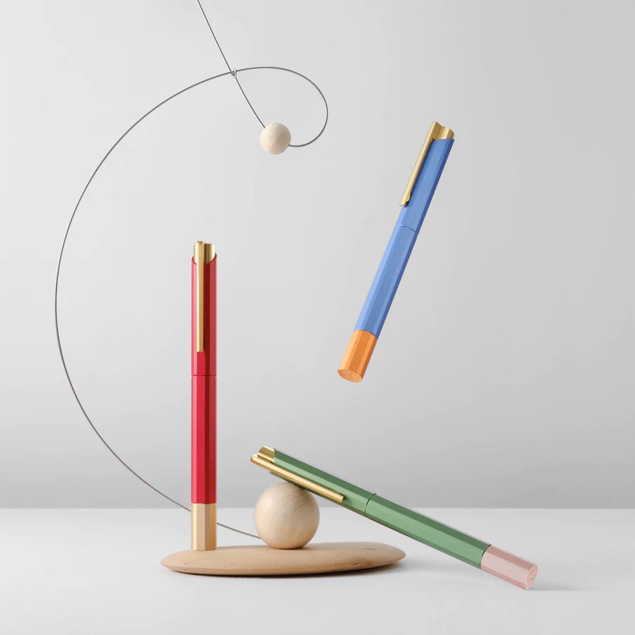 YSTUDIO Glamour Evolve-Bihex Rollerball Pen ปากกาเจลวายสตูดิโอ