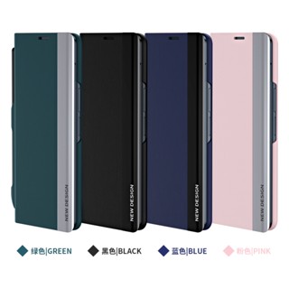 เคสหนัง ฝาพับ พร้อมช่องใส่ปากกา สําหรับ Samsung Galaxy Z Fold 3 Flod 4