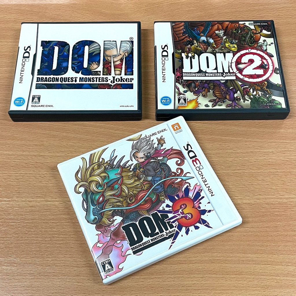ตลับแท้ Nintendo DS/3DS : Dragon Quest Monsters - Joker 1/2/3  DQM มือสอง โซนญี่ปุ่น (JP)