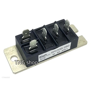 6RI30E-080 FUJI โมดูล Brand: FUJI,Description : Power diode module, 6-Pack, 800 VOLTS 30 AMP,Package: MODULE