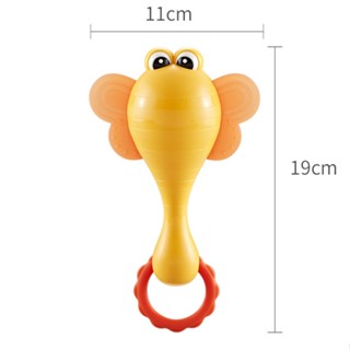 Baby hand rattle toy teether can be boiled educational early education