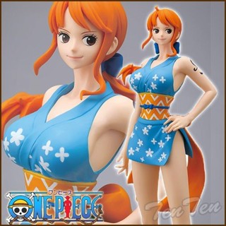 Nami Wanokuni Style ของแท้ JP แมวทอง - Glitter &amp; Glamours Banpresto [โมเดลวันพีช]