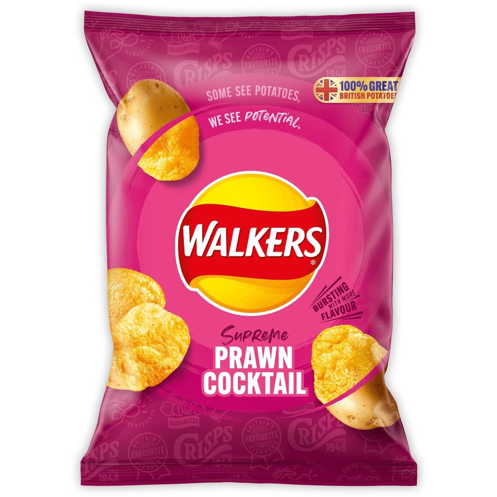 Prawn Cocktail Crisps Walkers 32.5 G