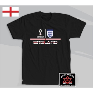 เสื้อยืด พิมพ์ลาย ENGLAND Fifa World Cup Qatar 2022