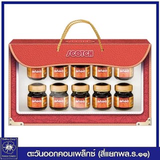 *[ 1 แพ็ค ] Scotch สก๊อต กิ๊ฟท์บ็อกซ์ 06 C ซุปไก่สกัดผสมถั่งเฉ้า 42 มล. 10 ขวด  4473