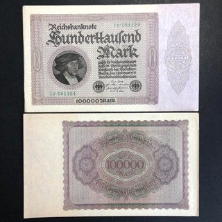 Germany 100000 Mark 1923 P 83 AU-UNC