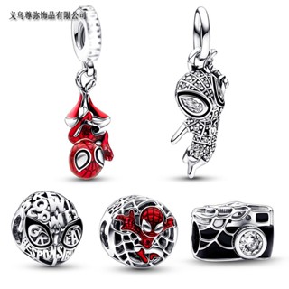 Pandora จี้ลูกปัด รูปการ์ตูนสไปเดอร์แมน สําหรับแต่งคอสเพลย์ DIY