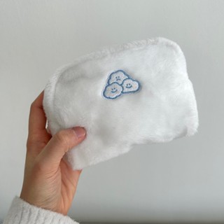 [Pre-order] skyfolio — Wappen zipper pouch (microfiber fur)