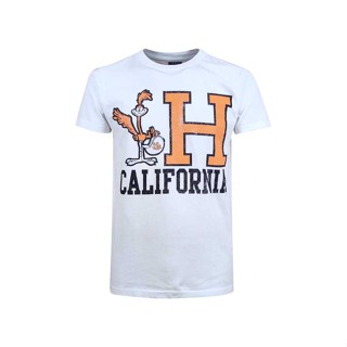 Hybrid T-shirt Men  ไฮบริดเสื้อยืดผู้ชายแขนสั้น สีขาว(White)MTS-1338-WH