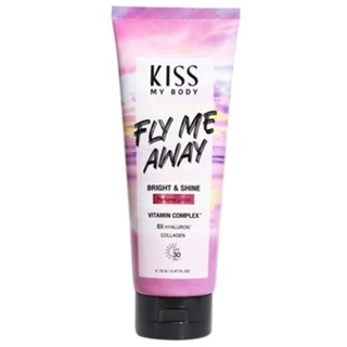 KISS MY BODY คิส มาย บอดี้ ไบร์ท แอนด์ ชาย เพอร์ฟูม โลชั่น SPF30 PA+++ ฟลาย มี อะเวย์ 70 กรัม