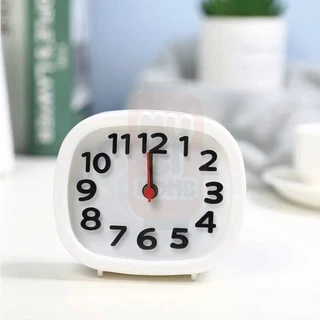 MUSI.HOME【ราคาถูก】นาฬิกาปลุกตั้งโต๊ะ สไตลล์มินิมอล วินเทจ คุมโทน E81