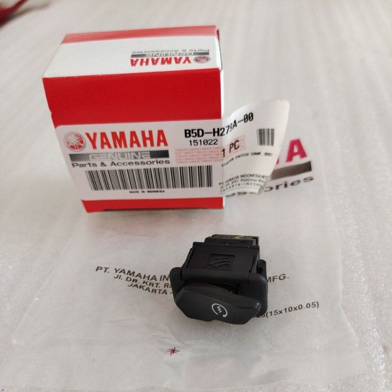 TOMBOL Yamaha Freego ปุ่มสวิตช์สตาร์ทขวา ORIGINAL B5D-H279A-00
