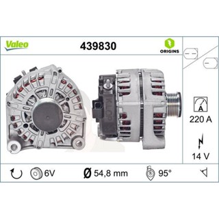 439830 ไดชาร์จ Valeo รุ่น BMW N57D 30A / F02 F10 F25 F26