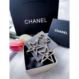 **พร้อมส่ง** ต่างหู CHANEL รุ่นเพชรดาวบิ๊กวิ้งงง งานสวย พร้อมกล่อง