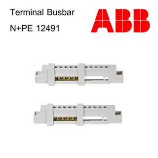 Terminal Busbar  N+PE 10ช่อง 12491 , 38ช่อง 12494 ABB