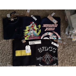 เสื้อยืดญี่ปุ่น Samurai ใหม่ป้ายห้อยทุกตัว ผ้าหนานุ่มสบาย