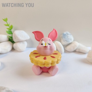 BWatching You เครื่องประดับพลาสติก รูปหมีน่ารัก สําหรับแขวนกระเป๋า รถยนต์ 6 ชิ้น