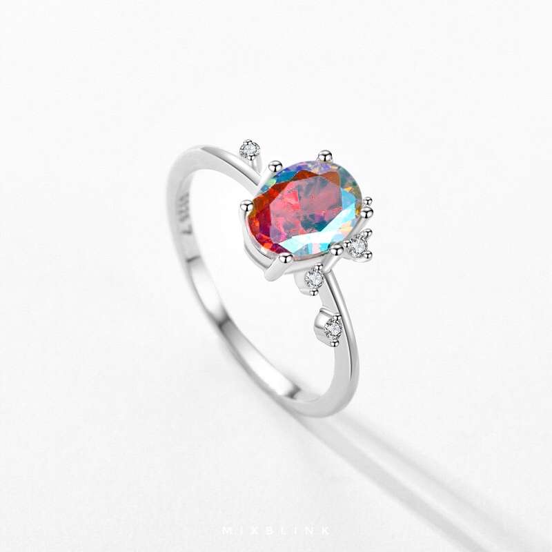 แหวน เงินแท้ 92.5% ส่งฟรี EMS ♡ รุ่น Lana ♡ ( #R9 )