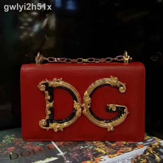 ✘✷❦【Ready to Ship】 Authentic Original 100% Dolce&amp;Gabban DG Girls Series Chain Messenger Bag High Quality One Shoulder Me