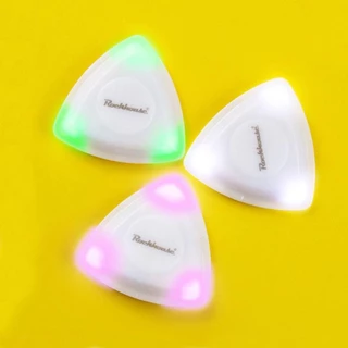 Sutee ปิ๊กกีตาร์ไฟฟ้า เบส มีไฟ LED เรืองแสง