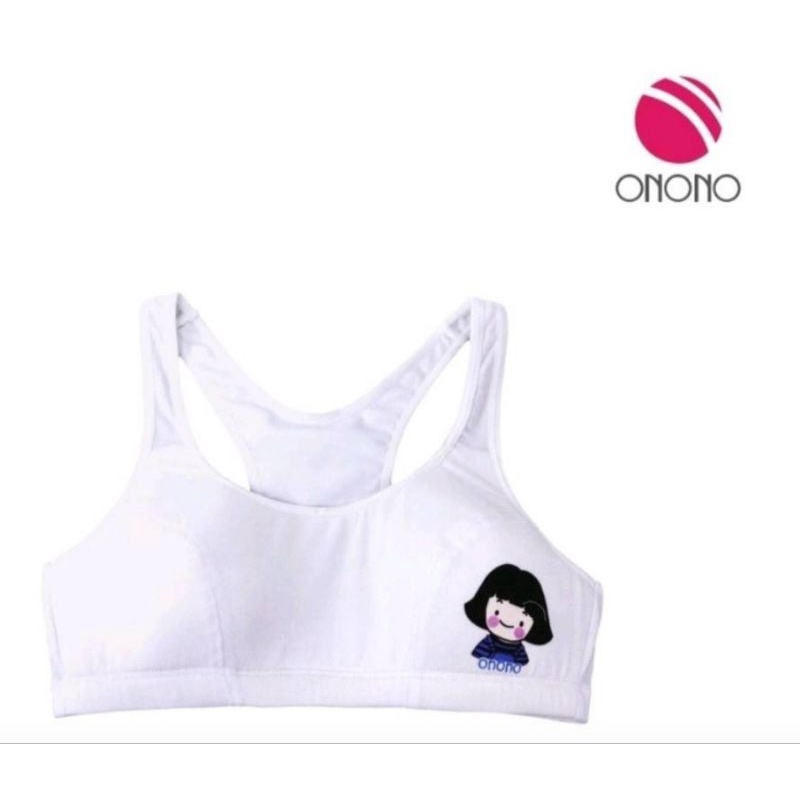 onono เสื้อชั้นในเด็กแบบสวมหัวฟองน้ำบาง