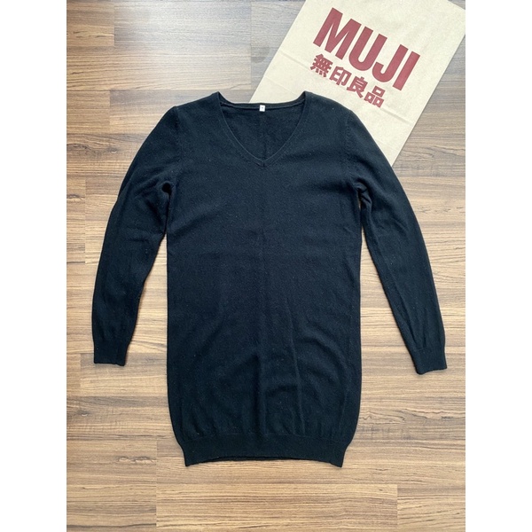 สเวตเตอร์ตัวยาว แบรนด์ MUJI มือสอง size M