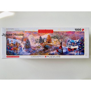 พร้อมส่ง-จิ๊กซอว์ คริสต์มาส Christmas🎄(To Grandma’s House we go)แบรนด์ Eurographics jigsaw puzzle 1000 ชิ้น