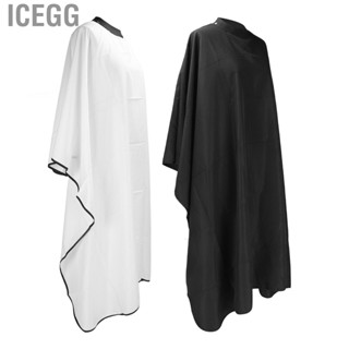 Icegg Hairdressing Apron Waterproof Adjustable Barber Cloth Wrap for Hair Cutting Salon Hairdresser