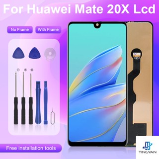 แผงหน้าจอสัมผัสดิจิทัล Lcd 7.2 นิ้ว สําหรับ Huawei Mate 20X EVR-L29 EVR-AL00 TL00