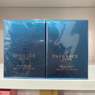 Versace Eros pour homme 100ml. (EDT) กล่องซีล แท้100% เช็คสต็อคก่อนสั่งนะคะ