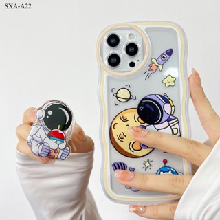 เคสโทรศัพท์มือถือ ลายนักบินอวกาศ สําหรับ Compatible With Samsung Galaxy A22 A23 A50 A30S A50S A52 A52S A72 A73 A7 2018 5G 4G T1