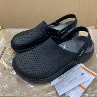 Crocs LiteRide Clog รองเท้าคร็อคส์รุ่นฮิตได้ทั้งชายหญิงรองเท้าแตะ Crocs ผลิตจากยางอย่างดีนิ่มเบาไม่ลื่นใส่สะอาดเท้า