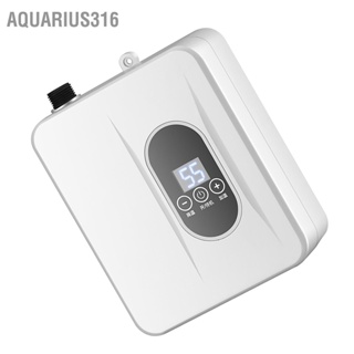 BAquarius316 เครื่องทําน้ําอุ่นอัจฉริยะ 5500W Ip25 Elb ประหยัดพื้นที่ กันน้ํา 220V