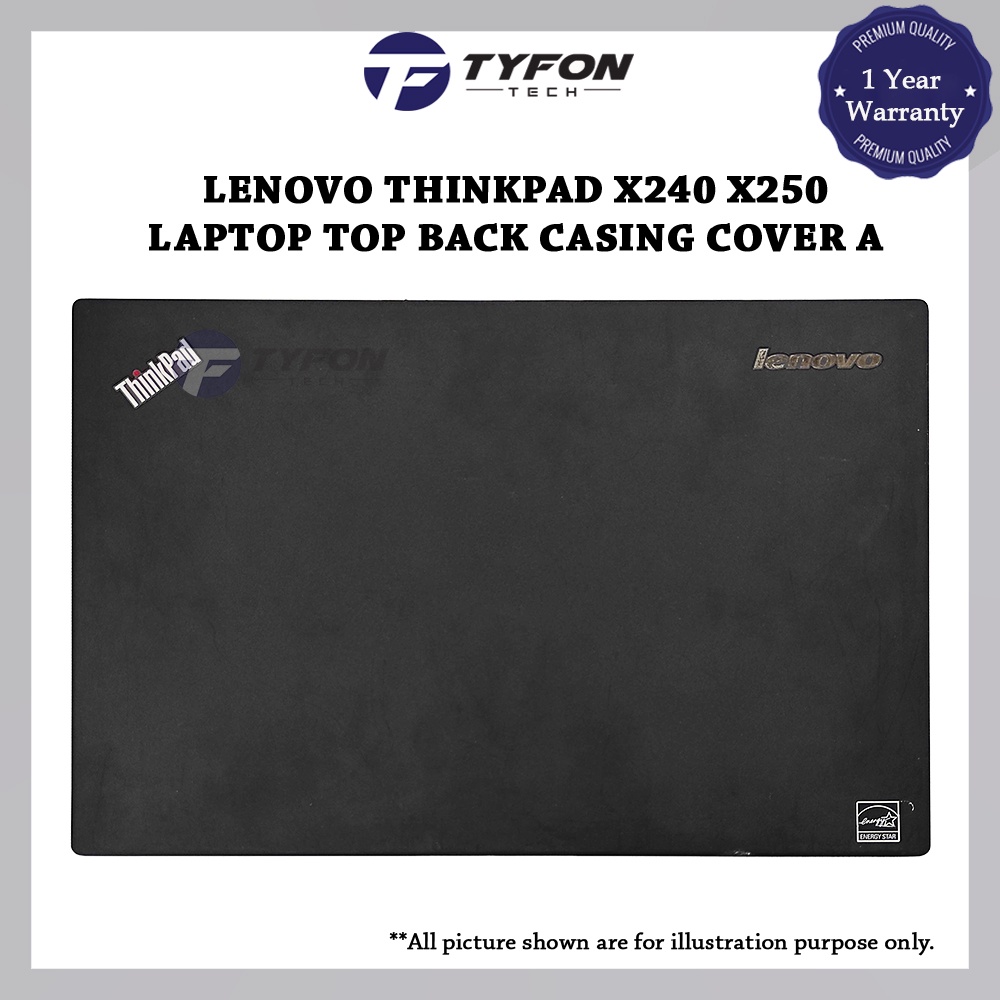Lenovo Thinkpad X240 X250 แล็ปท็อป LCD Top Back Casing Cover A 0C64938 SCB0G392114 (ตกแต่งใหม่)
