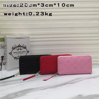 ❏✽◈∏✳▩Women s LV Embossed Zipper Long Wallet with compartment for multiple large capacity cards